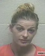 Booking photo of PAULA MECHELLE RUSSELL, Giles County, Jan 28, 2014