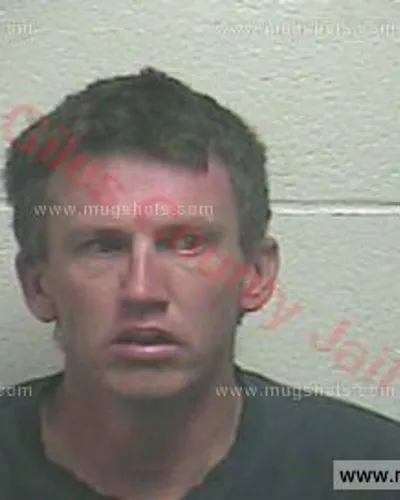 Booking photo of Michael Patrick Mills, Giles County, Mar 14, 2017