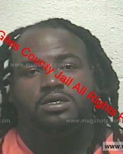 Booking photo of Dimayo Lamar Birdsong, Giles County, Apr 13, 2019