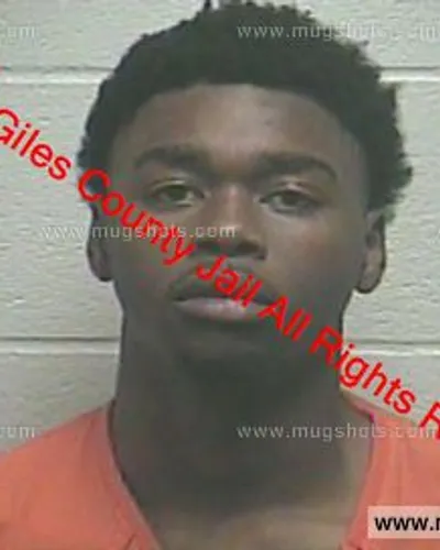 Booking photo of Samuel Artraveus Rho Shun Fulton, Giles County, Sep 27, 2019