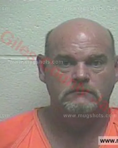 Booking photo of Michael Allen Moore, Giles County, Jun 14, 2018