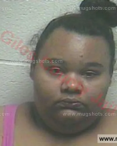 Booking photo of Myria Martin, Giles County, May 31, 2016