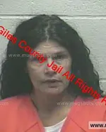 Booking photo of Becky Ann Maroney, Giles County, Dec 25, 2018