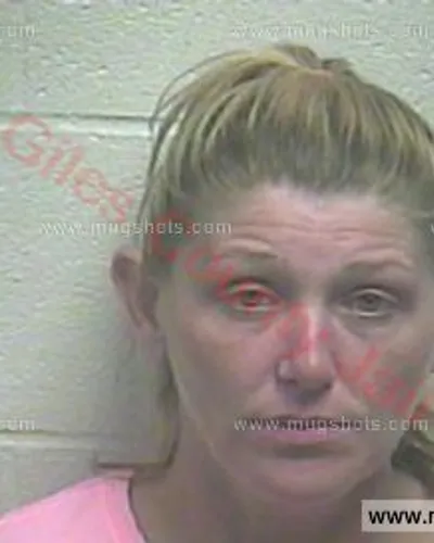 Booking photo of Kimberly Ann Vargas, Giles County, Sep 19, 2015