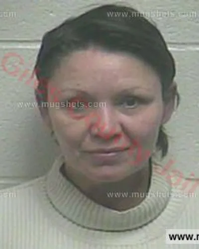 Booking photo of April Dawn Miller, Giles County, Dec 30, 2016