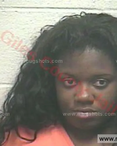 Booking photo of Amber Wells, Giles County, Dec 8, 2016