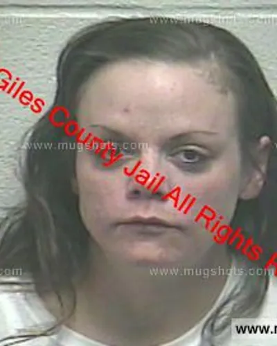 Booking photo of Amber Eells, Giles County, Mar 3, 2019