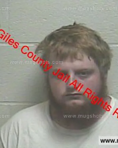 Booking photo of Sean Young, Giles County, Jan 18, 2020