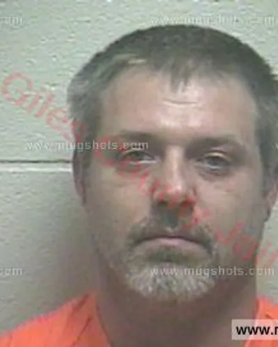 Booking photo of Robert Autrey, Giles County, Apr 13, 2017