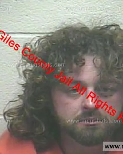 Booking photo of Benjamin Abraham Britton, Giles County, Feb 19, 2019