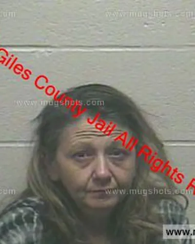 Booking photo of Jenifer Maxwell, Giles County, Feb 9, 2019