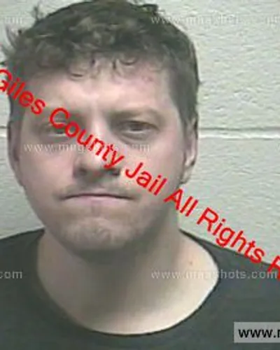 Booking photo of Kevin Simpson, Giles County, Mar 21, 2019