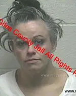 Booking photo of Kandice Lane Sims, Giles County, Feb 27, 2020