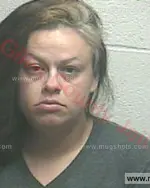 Booking photo of Kandice Lane Sims, Giles County, Aug 13, 2016