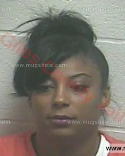 Booking photo of Keya Mewun Driver, Giles County, Mar 22, 2016