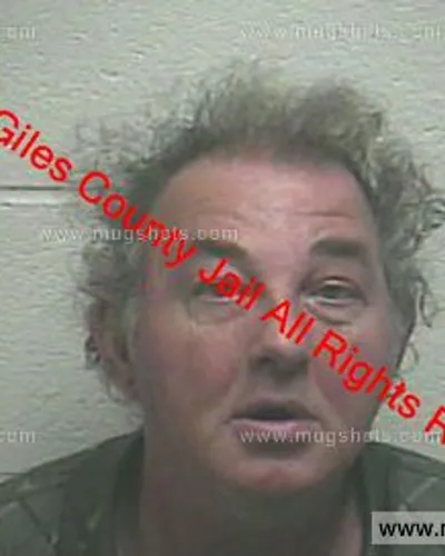 Booking photo of DAVID W WILBURN, Giles County, Feb 4, 2020