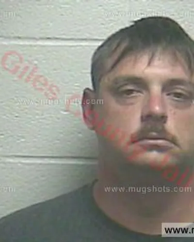 Booking photo of Richard Keith Stanard, Giles County, Oct 7, 2016