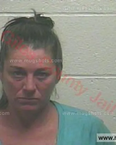 Booking photo of Victoria Miller, Giles County, May 18, 2018