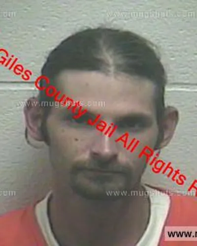 Booking photo of Thaddeus Wade Smith, Giles County, Feb 3, 2019