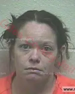 Booking photo of Heather Michelle Colwell, Giles County, Apr 17, 2018