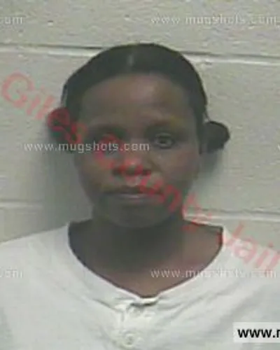 Booking photo of Lynnettea Jackson, Giles County, Feb 13, 2016