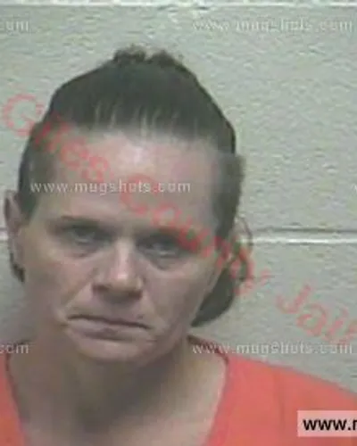 Booking photo of Brandy Hughes-Hood, Giles County, Jun 14, 2018