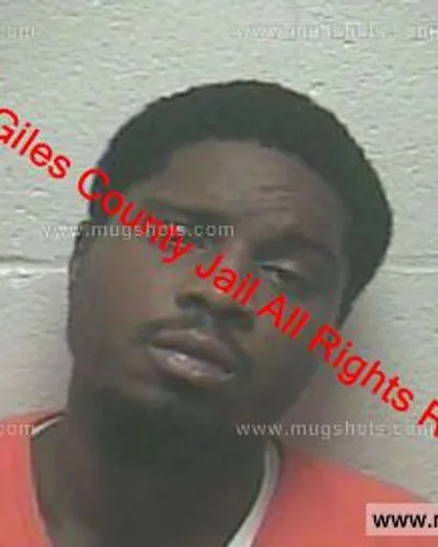 Booking photo of William Geriae Britton, Giles County, Jan 7, 2019