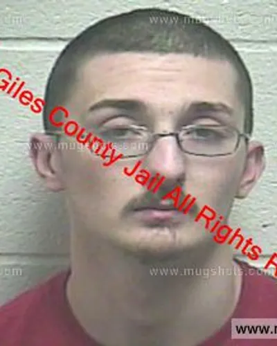 Booking photo of Steven Tyler Head, Giles County, Mar 15, 2019