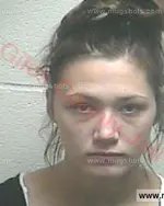 Booking photo of Hali Rae Dicus, Giles County, Mar 11, 2016