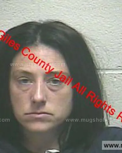 Booking photo of Jennifer Engelbrecht, Giles County, May 17, 2020