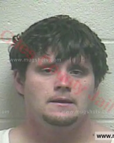 Booking photo of Eric Allen Bishop, Giles County, Aug 8, 2017