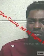 Booking photo of Malik Rashad Cross, Giles County, Dec 28, 2019