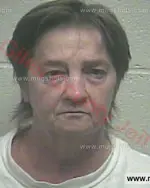 Booking photo of Connie Sue Norwood, Giles County, Feb 13, 2016