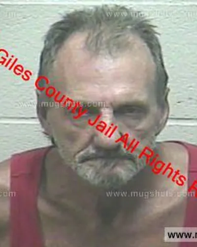 Booking photo of Boyd Glenn Lewis, Giles County, Sep 27, 2019