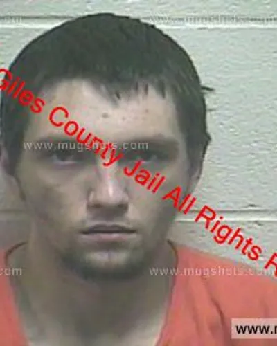 Booking photo of Sean Taz Lewis, Giles County, Jan 17, 2019