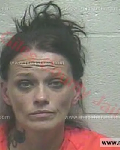 Booking photo of Kimberly Keener, Giles County, Oct 3, 2017