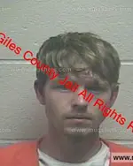 Booking photo of Timothy Lee Keirns, Giles County, Dec 25, 2018