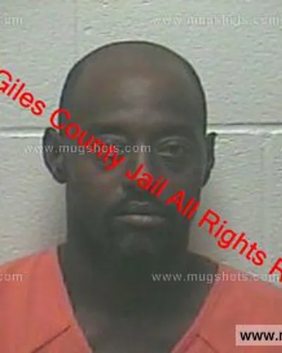 Booking photo of Roderick Manuel Pigue, Giles County, Jun 6, 2019