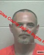 Booking photo of Brian Patrick Hill, Giles County, May 6, 2019