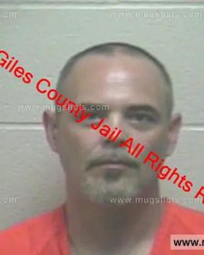 Booking photo of Brian Patrick Hill, Giles County, May 6, 2019