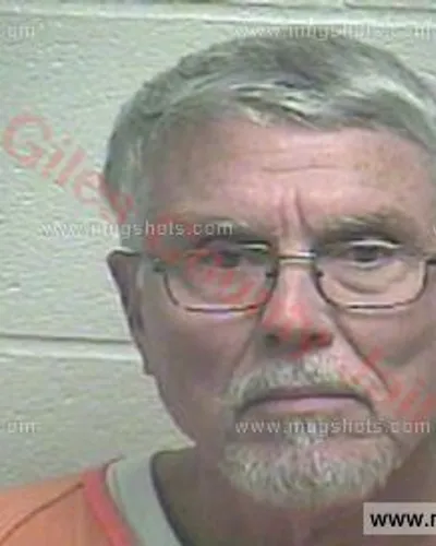 Booking photo of Paul Barber, Giles County, Jan 20, 2016