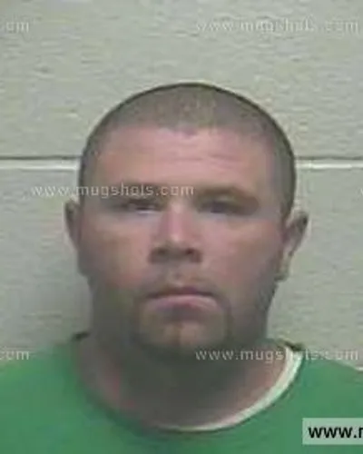 Booking photo of Douglas Owen Hendrix, Giles County, Apr 24, 2014