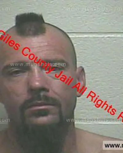 Booking photo of Timothy Osborn, Giles County, Oct 5, 2019