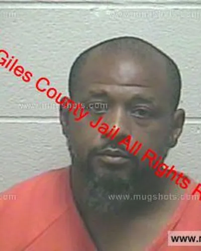 Booking photo of Terence Crimes, Giles County, Oct 20, 2019