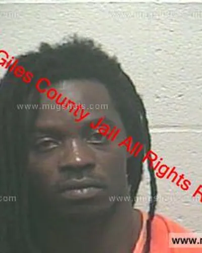 Booking photo of Carneal Marks, Giles County, Nov 3, 2019