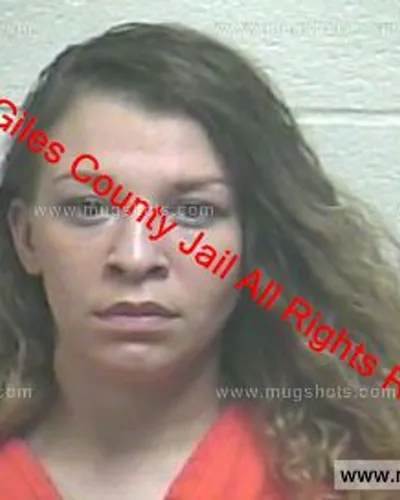 Booking photo of Chelsie Johnson, Giles County, Mar 28, 2020