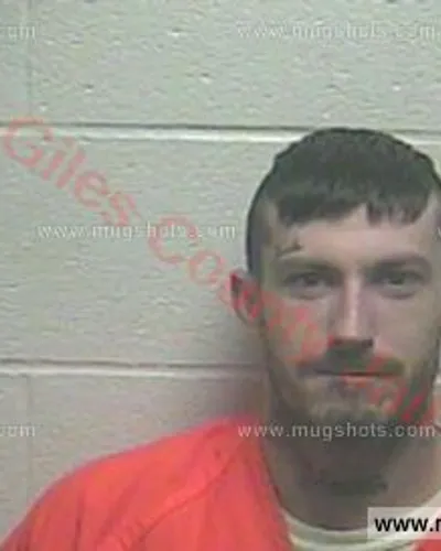 Booking photo of Austin Lee Woods, Giles County, Nov 11, 2016