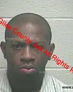 Booking photo of Randon Avery Lewis Black, Giles County, Jan 24, 2020