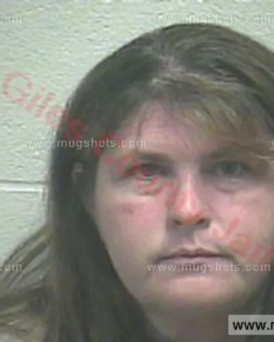 Booking photo of Deanna Salazar, Giles County, Sep 21, 2015