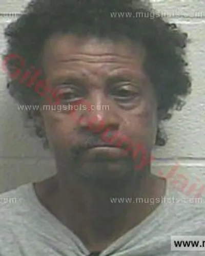 Booking photo of Clinnon W Jr. Alexander JR., Giles County, May 4, 2017